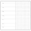 newestor Travelers Notebook Inserts - Weekly Refills for Standard Size Travelers Notebook, Set of 3, Total 192 Pages, 8.25 x 4.25 Inches