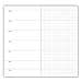 Travelers Notebook Inserts 3-Pack Weekly Planner Refills, 30 Weeks Per Book, 100g No Bleed Paper, Standard Size 4.25 x 8.25 in