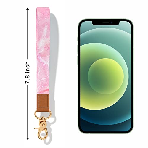 Image of Wrist Lanyard Key Chain, Cute Wristlet Strap Keychain Holder for Women Men Car Keys ID Badges Card Wallet Phone Camera