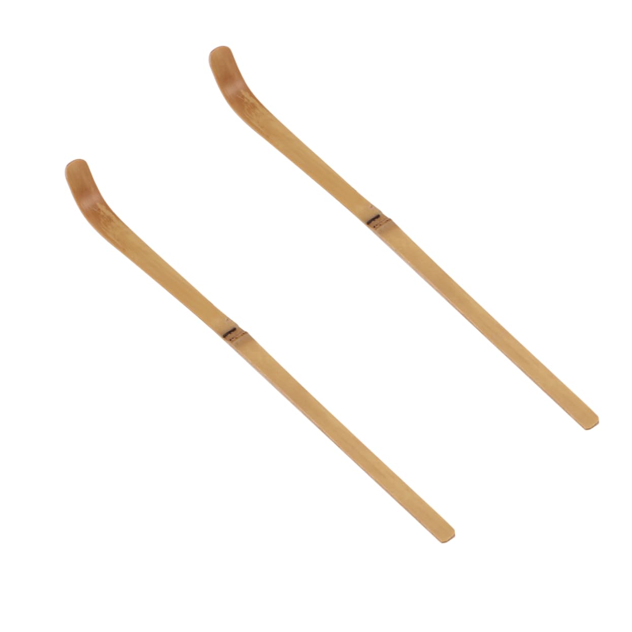 GLEAVI 2Pcs Natural Matcha Spoon Handmade Teaware Accessories Scoop for Tea Ceremony Home Use and Tea Enthusiasts