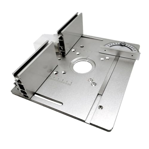 Aluminum Router Table Insert Plate | 2-in-1 Flip Board for Woodworking | for Electric Routing & Trimming Machines