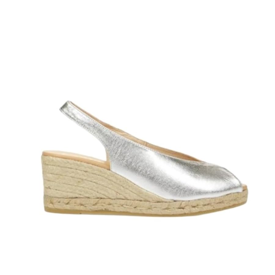 Gaimo Espadrilles Silver Leather Odin Silver 831 5c Natural Jute 6 UK Amazon Fashion
