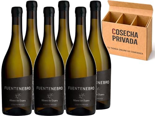 Fuentenebro Albillo - Envío 24 H - Ribera del Duero - Caja Regalo Vino Blanco - Seleccionado Cosecha Privada (6 x 75cl, Blanco)
