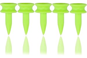 100-Pk, 1-Inch, Green Step-Down Castle Golf Tees
