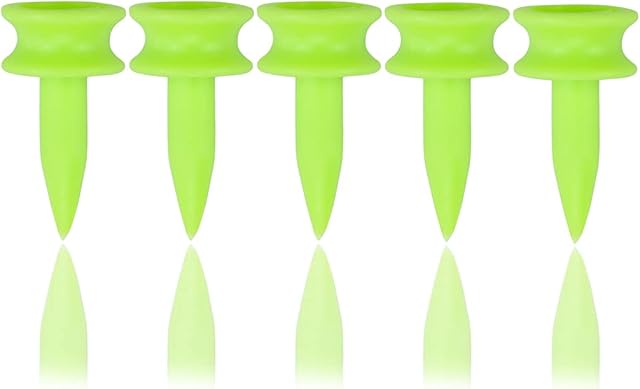 Zivisk Golf Tees Plastic 25MM Small Green Golf Tees 1 inch