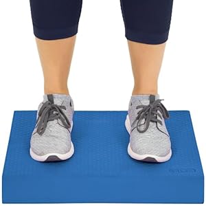 Vive Balance Pad – Foam Large Yoga Mat Trainer for Physical Therapy, Stability Workout, Knee and Ankle Exercise, Strength Training, Rehab – Chair Cushion for Adults, Kids, and Travel