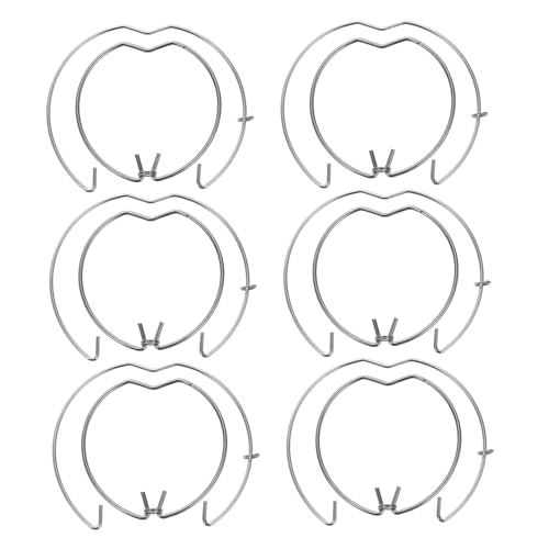 UKCOCO Lot De 12 Anneaux De Retenue En Acier Au Manganèse Pour Spots Mr11 Et Mr16, Pinces à Ressort Pour Accessoires De Downlight, Compatible Lampes Halogènes, Pièces De Réparation Éclairage Plafond