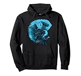 Blue Betta Fish And Siamese Fighting Fish Aquarium Owner Pullover Hoodie