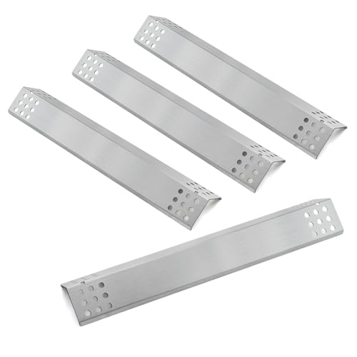 Image of D010012307 Flame Tamer Grill Parts for Monument Grill 4 Burner Replacement Parts 35633 24367 41847ng 17842 Heat Shield Stainless Steel Grill Heat Plates Tents Grill Accessories, 4pcs