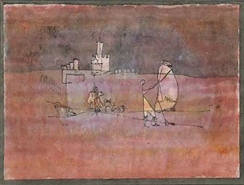 Peinture Paul Klee Épisode devant une arabe pour sublimer un salon moderne
