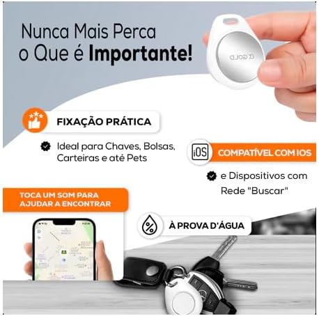 Genérico Smart Tag TDC-06 with iOS compatibility and practical attachment