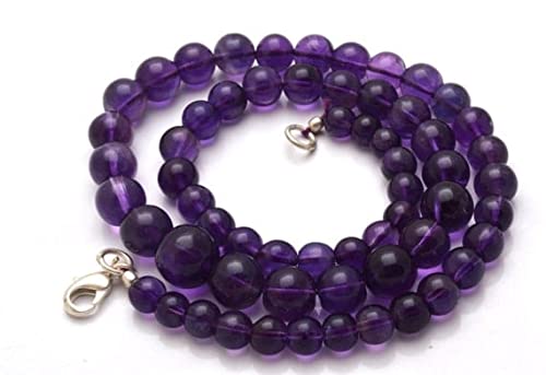 Améthyste foncée perles rondes pour créer un collier bohème chic lors de vos ateliers créatifs