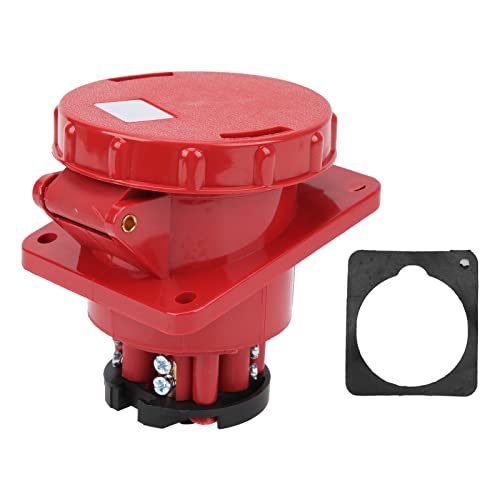 Cable Mount Plug, Dustproof 380?415V 63A IP67 Waterproof Industrial Connector for Agriculture