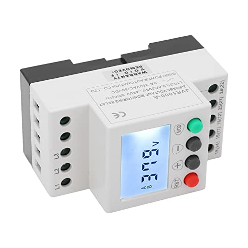 Protetor de Sequência de Fase de Tensão AC208‑480V 3 Fase 3 Fio Sobre Subtensão Relé do Monitor