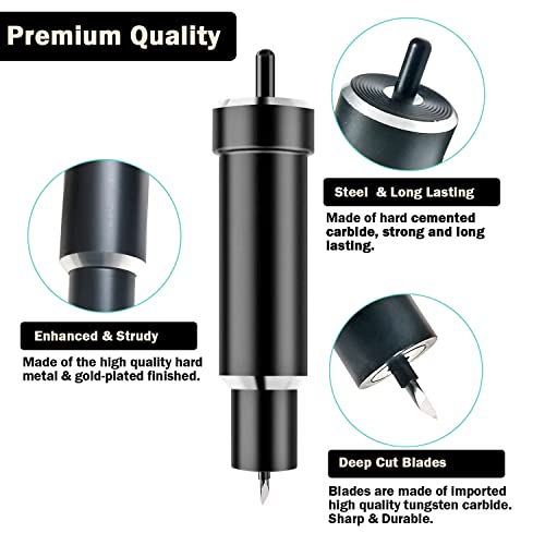 Explore a lâmina de corte profundo e a carcaça para Cricut Maker, Niantime substituição lâmina de po