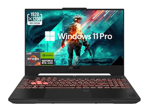 ASUS TUF Gaming A16 Laptop, 16' WUXGA IPS 144Hz FHD, AMD 6-core Ryzen 7 7445HS, NVIDIA GeForce RTX...