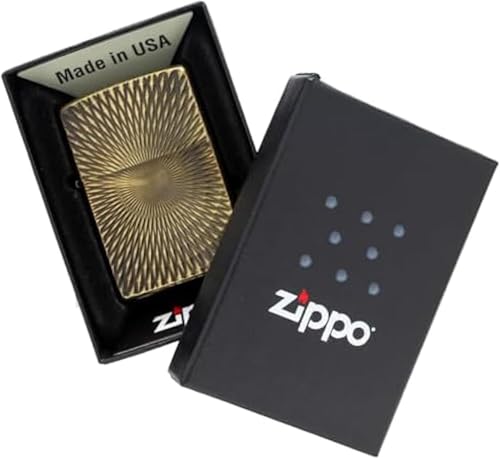 Encendedor Zippo de aceite con diseño clásico y doble cara miniatura 6