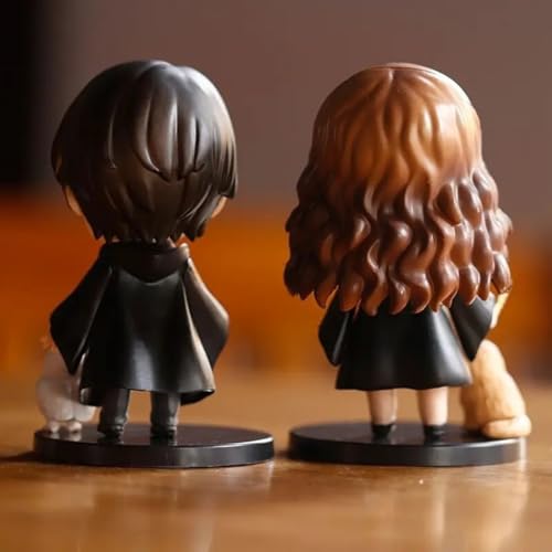 Image of Harry Potter Action Figure Set of 3 Wizard Collectible Collectibless | PVC Action Figure Collectibless for Fans & Collectors - Harry Potter Set - 3 PCS