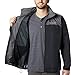 Columbia Men's Glennaker Lake Front-Zip Jacket, Black/Grill, 2X Tall