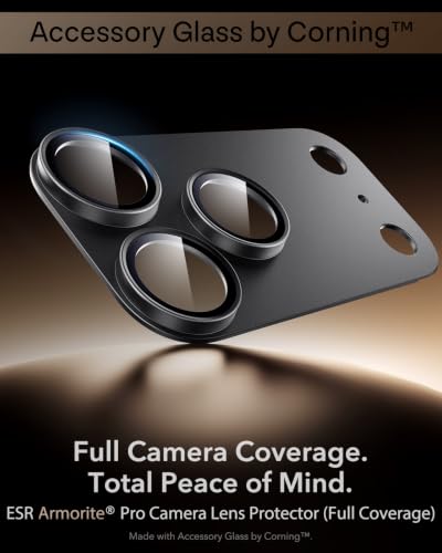 Image of ESR for iPhone 18 Pro Camera Lens Protector, 1 Pack, Black