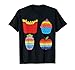 Pop it Fidget Game Papas magdalena piña manzana arco iris Camiseta