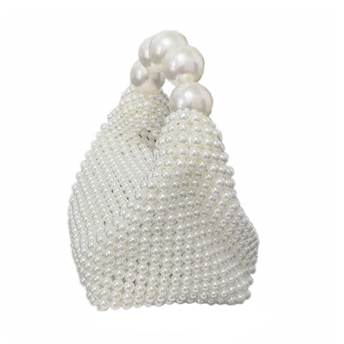 Bolso de mano para mujer con perlas y cuentas artesanales miniatura 6
