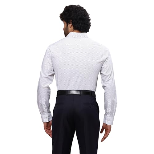 Image of Raymond Men's Cotton Print Slim Fit Shirt