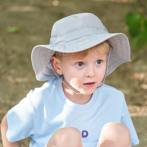 Connectyle Kids Upf 50+ Mesh Safari Sun Hat Uv Sun Protection Hat Summer Daily Bucket Play Hat ,48-54Cm #TOP1