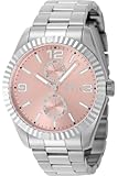 INVICTA Specialty 49524 - Orologio da uomo, impermeabile, analogico, movimento al quarzo, in acciaio inossidabile con quadrante oro rosa, 43 mm