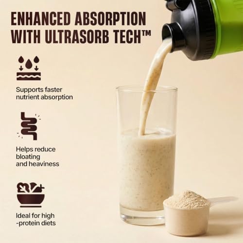 Image of BeastLife Performance Yeast Protein Powder | 25g Protein | Cookie & Cream|NABL Lab Certified | High Absorption for Muscle Growth |Smooth & Light, Easy to Digest with Ultrasorb Tech|5.64g BCAA | Best For Gut | Beta Glucan | Improves Immune Function | 4 Kg