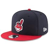 NEW ERA (ニューエラ) MLBフラットバイザー/スナップバックキャップ (9FIFTY 950 CAP) クリーブランド・インディアンズ