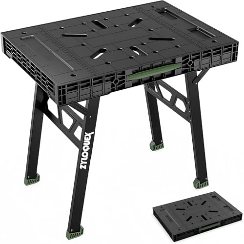Foldable Work Bench,Easy Step Protable Work Table,34' W x 25' D x...