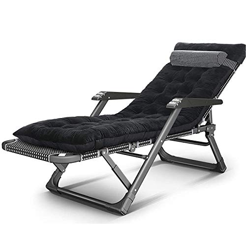 Transats de Jardin Zero Gravity Inclinables avec Coussin Moelleux D - 2