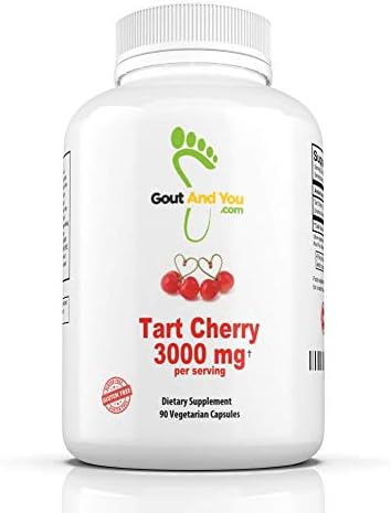 Tart Cherry Extract - 3000 mg Per Serving - 90 Vegetarian Capsules | Gluten-Free | GMO-Free | Highly Potent | A Canadian Company