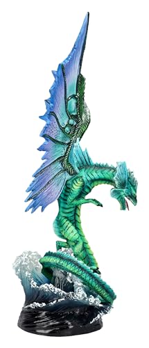 Figura Dragón de Agua 13 in para Decoración Hogar y Jardín miniatura 5