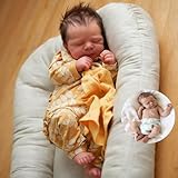 Anano Bebe Reborn Garçon Silicone Plein Corps 45cm Poupée Reborn Marlon Réaliste Reborn Bébé Poupée Garçon Jouet