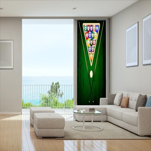 Vinilo Decorativo FBMLBRB 35.4x78.7 in Retro Farmhouse Billiards miniatura 4