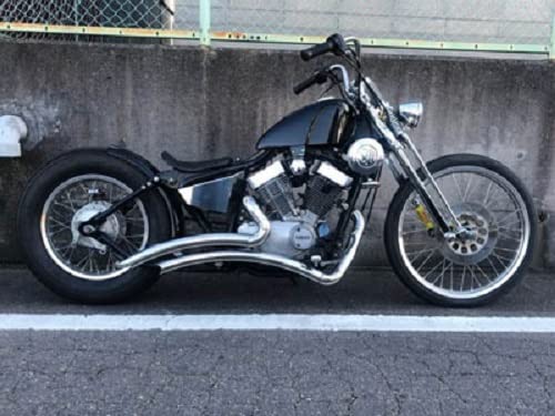 Amazon | 部品屋K&W virago250 ビラーゴ250 ダウンマフラー VIRAGO-DM
