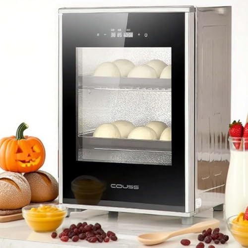 Multi-Use Fermentation Box for Dough & Yogurt & Bread, 40L Electric Proofing Machine (20-50°C, 60-90% RH), Bakery Incubator for Sourdough, Pizza, Natto, Handmade Soap, Uniform Heating