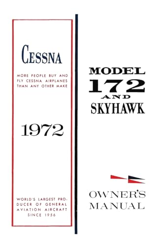 Cessna 1972 Model 172 and Skyhawk Owner's Manual