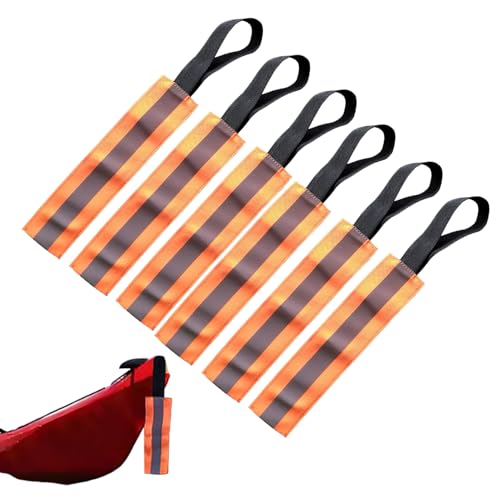 Bandiere di Sicurezza per Kayak | Gagliardetto per Carico Camion | Kit Riflettenti Con Per Rimorchio Canoa Moto Bici Kayak Barca Camion