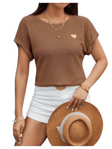 T-shirt décontracté femme Floerns pour ne plus sacrifier le confort au style