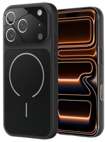 Image of SHINESTAR iPhone 17 Pro Max Case - Premium Shockproof Protective Cover, Wireless Charging Compatible, Slim & Durable Luxury Back Cover with Camera Protection (Black)