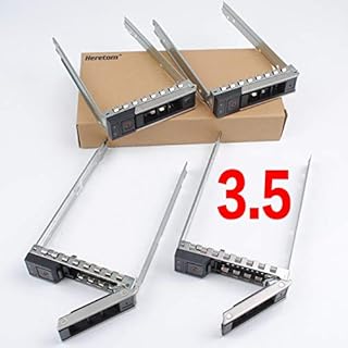 Heretom Lot de 4 Disque Dur Plateau Caddie SAS SATA 3,5 Pouces LFF 14ème génération X7K8W Y796F Tray Caddy pour Dell XC640-10 XC740xd-12 R240 R340 R440 R540 R640 R740 R840 R940