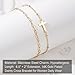 Tarsus Christian Gifts for Women, Bracelets for Women, Inspirational Baptism Gifts Cross Jewelry Religious Gifts Dainty Cross Bracelet for Women