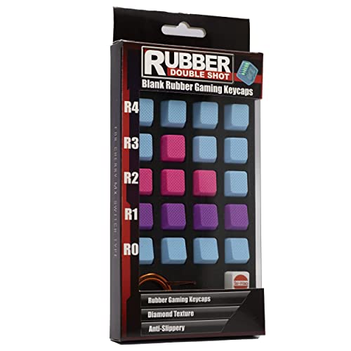 TAI-HAO Blank Rubber Gaming Keycaps : Blank No.5 Compatible with ...