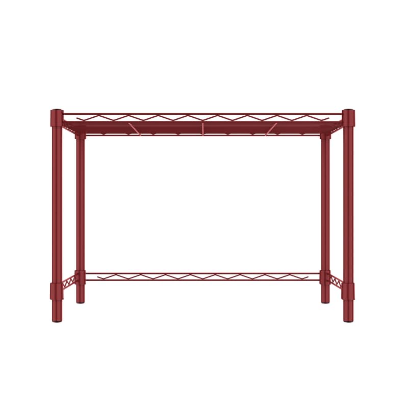 Image of 1-Shelve Heavy Duty Steel Storage Rack | Multipurpose Shelving Unit for Kitchen, Home & Utility