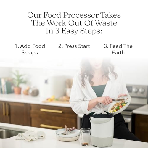 Image of FoodCycler Eco 5 Award-Winning Electric Kitchen Composter & Food Waste Recycler| 5L Compact Countertop Compost Machine | 2026 | 2-Year Warranty | Odorless Indoor Waste Solution | White