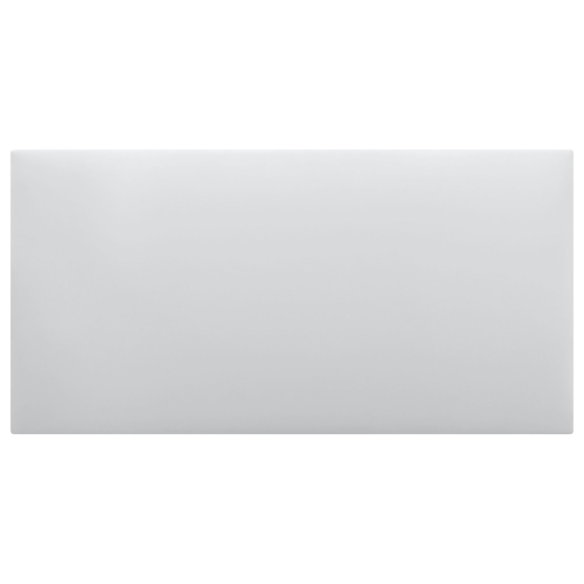 DHOME Testiera Imbottita Liscia in Similpelle Altezza 70CM Spessore 4cm e 8cm per Parete Acustica Testate Letto Pannello Fonoassorbente Camera da Letto (Similpelle Bianco, 160cm, Spessore 4cm)