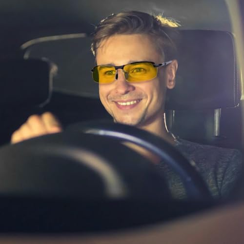 Night Driving Glasses for Men Women Anti Glare Polarized HD Night Vision Glasses for Driving2